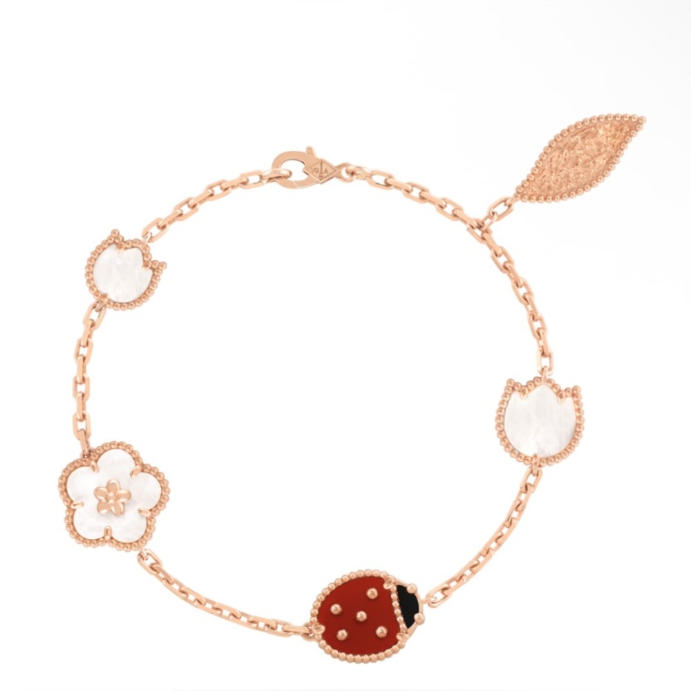 18K rose gold solid bracelet